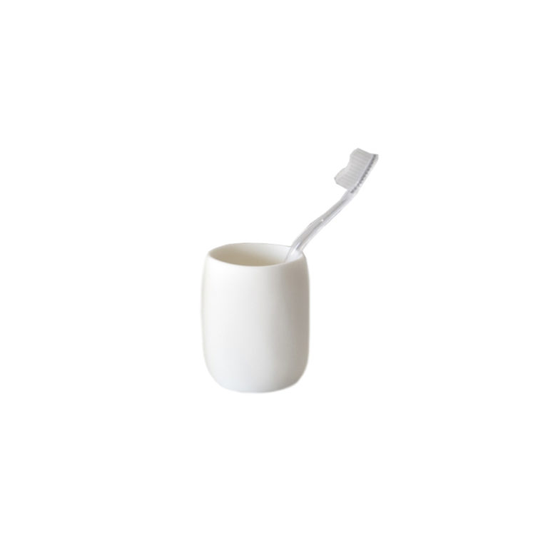 TF Design Round Bath Bathroom Cup White