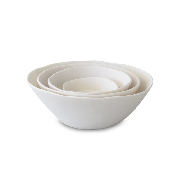 TF Design Round Bowls White TF Design Round Bowls White