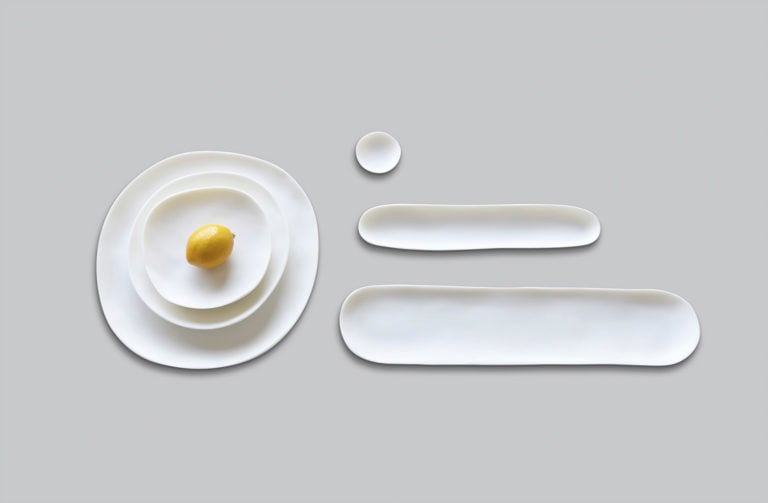 TF Design Round Plates White