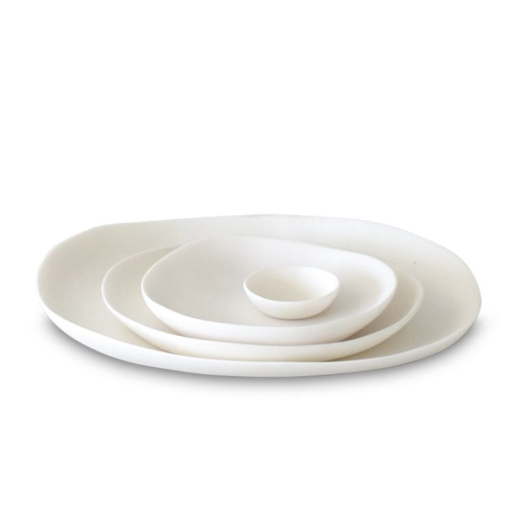 TF Design Round Plates White