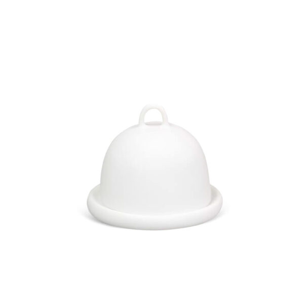 TF Design Sculpt Butter Dish White TF Design Sculpt Butter Dish White
