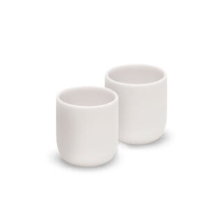 TF Design Modern Short Cup White – Set Of 2