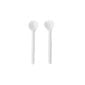 TF Design Medium Salad Servers White