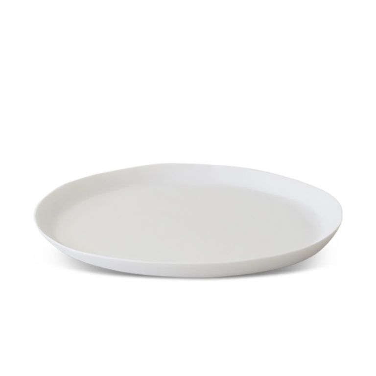 TF Design Extra Large Round Sculpted Tray White