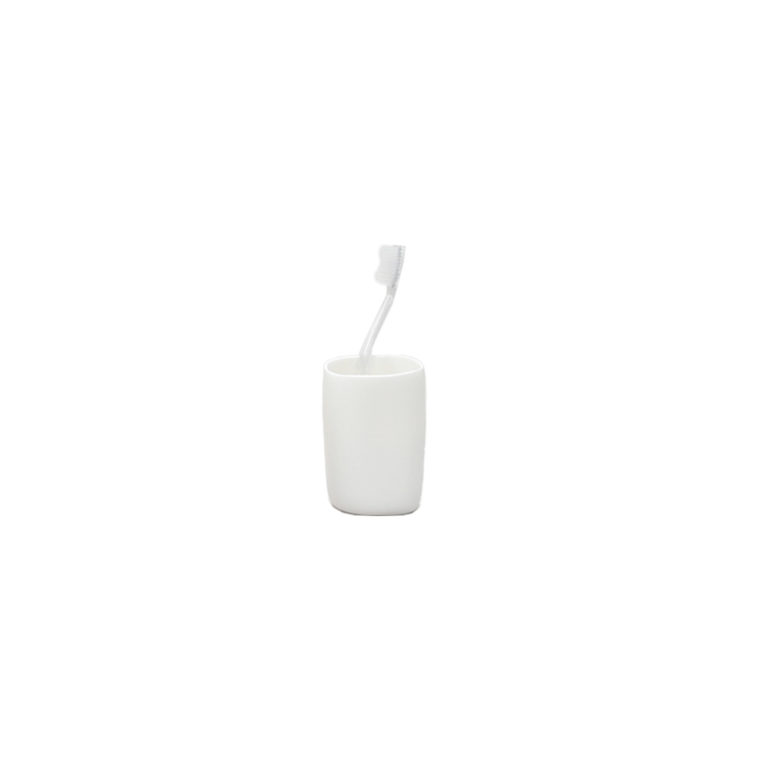 TF Design Water Bath Square Cup White