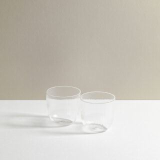R+D.Lab Tuccio Tumbler Millerighe – Set of 2