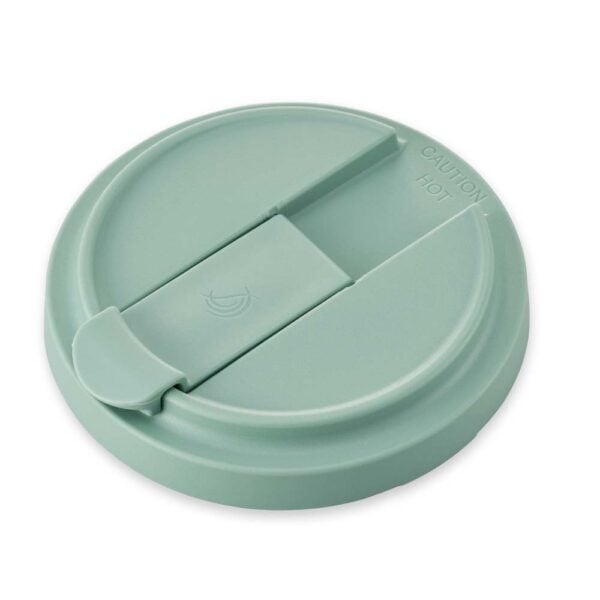 Dibbern Solid Color Coffee-To-Go Cup Sage Lid