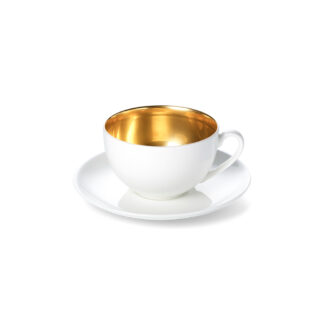 Dibbern Gold Fever Round Espresso Cup and Saucer