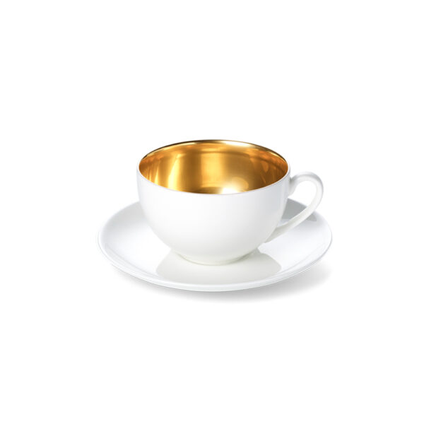 Dibbern Gold Fever Round Espresso Cup and Saucer