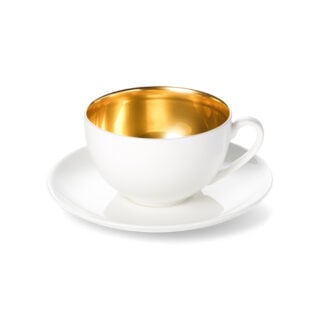 Dibbern Gold Fever Round Coffee/Tea Cup and Saucer