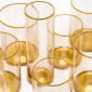 Giberto Oro Gold Glasses