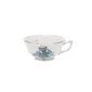 Herend Chinese Bouquet Turquoise Platinum Tea Cup and Saucer