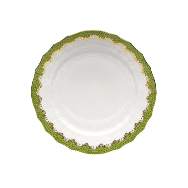 Herend Fish Scale Evergreen Salad Plate