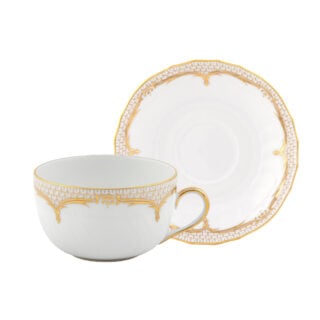 Herend Golden Elegance Canton Cup and Saucer
