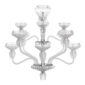 Saint-Louis Folia 12-Light Satin Crystal Chandelier Chrome
