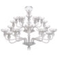 Saint-Louis Folia 24-Light Satin Crystal Chandelier Chrome