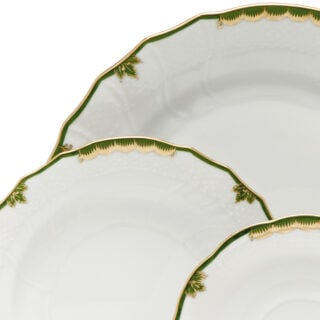 Herend Princess Victoria Dark Green Dinnerware Herend Princess Victoria Dark Green Dinnerware