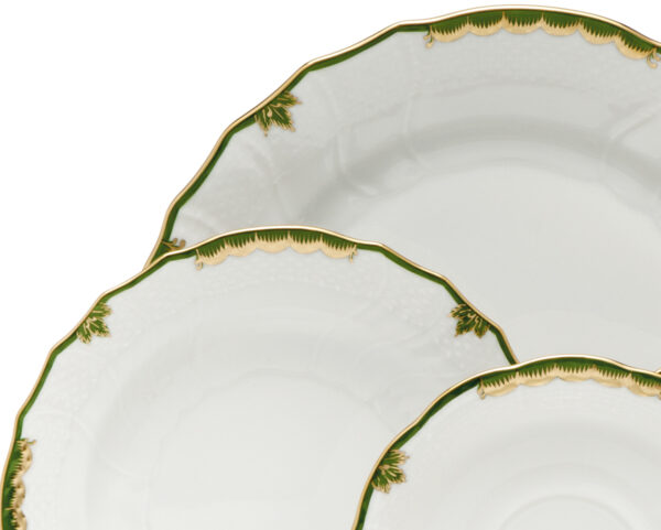 Herend Princess Victoria Dark Green Dinnerware Herend Princess Victoria Dark Green Dinnerware
