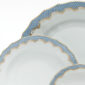 Herend Fish Scale Light Blue Dinnerware