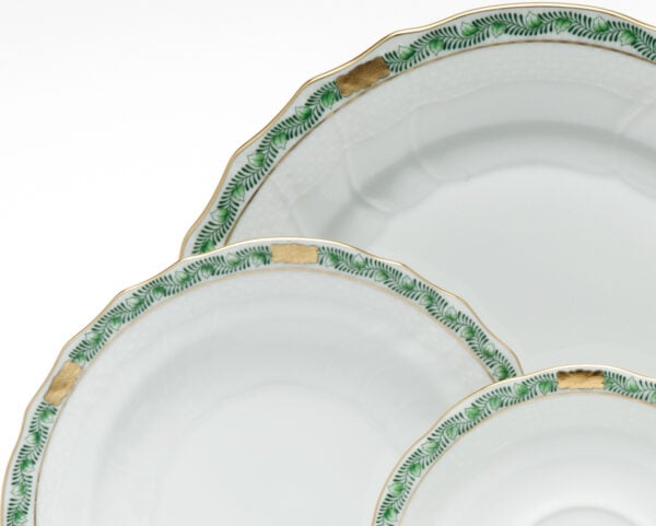 Herend Chinese Bouquet Garland Green Dinnerware Herend Chinese Bouquet Garland Green Dinnerware