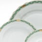 Herend Chinese Bouquet Garland Green Dinnerware