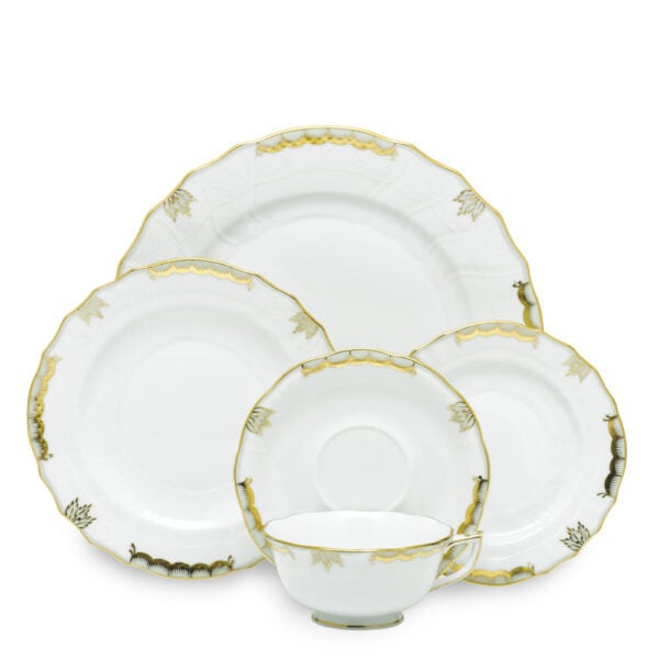 Herend Princess Victoria Grey Dinnerware