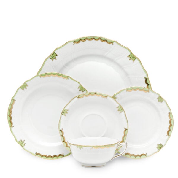 Herend Princess Victoria Green Dinnerware Herend Princess Victoria Green Dinnerware