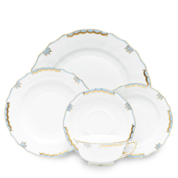 Herend Princess Victoria Light Blue Dinnerware