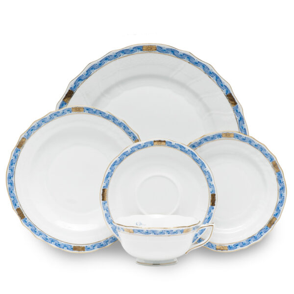 Herend Chinese Bouquet Garland Blue Dinnerware Herend Chinese Bouquet Garland Blue Dinnerware