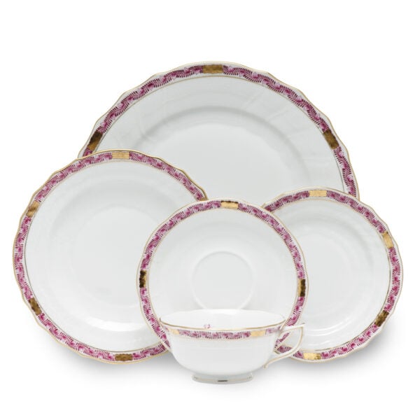 Herend Chinese Bouquet Garland Pink Dinnerware Herend Chinese Bouquet Garland Pink Dinnerware