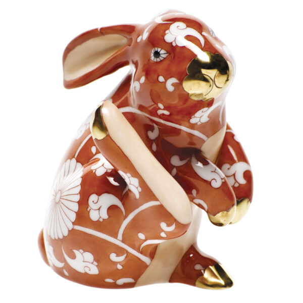 Herend Chinese Zodiac Scratching Bunny