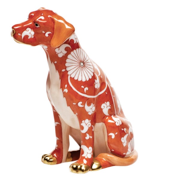 Herend Chinese Zodiac Seated Dog | Available at Kneen & Co