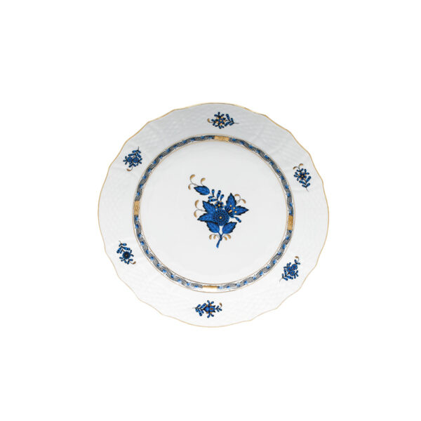 Herend Chinese Bouquet Black Sapphire Bread and Butter Plate Herend Chinese Bouquet Black Sapphire Bread and Butter Plate
