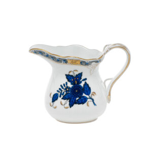 Herend Chinese Bouquet Black Sapphire Creamer