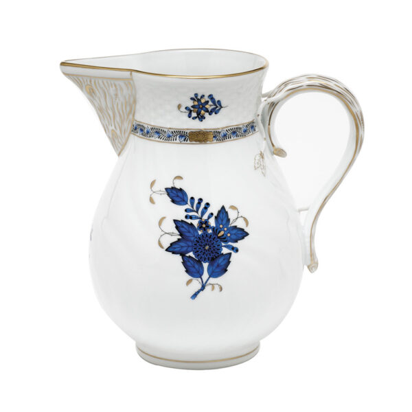 Herend Chinese Bouquet Black Sapphire Pitcher Herend Chinese Bouquet Black Sapphire Pitcher