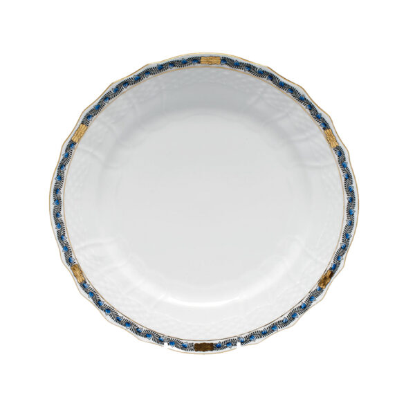 Herend Chinese Bouquet Garland Black Sapphire Dessert Plate Herend Chinese Bouquet Garland Black Sapphire Dessert Plate