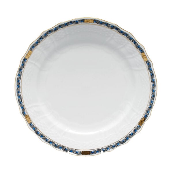 Herend Chinese Bouquet Garland Black Sapphire Dinner Plate