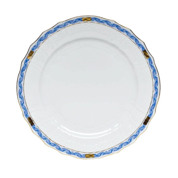 Herend Chinese Bouquet Garland Blue Dinner Plate