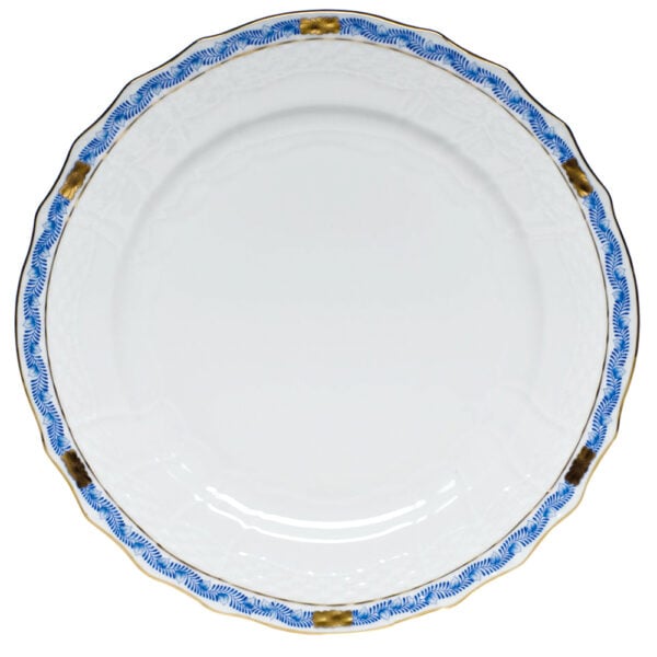 Herend Chinese Bouquet Garland Blue Service Plate