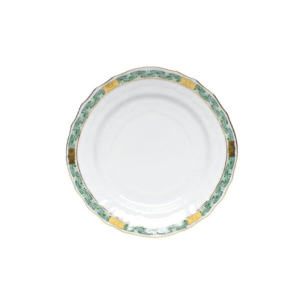 Herend Chinese Bouquet Garland Green Bread and Butter Plate