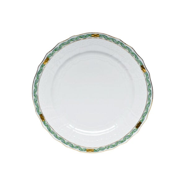 Herend Chinese Bouquet Garland Green Salad Plate Herend Chinese Bouquet Garland Green Salad Plate