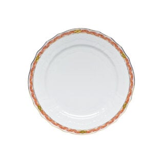 Herend Chinese Bouquet Garland Rust Salad Plate
