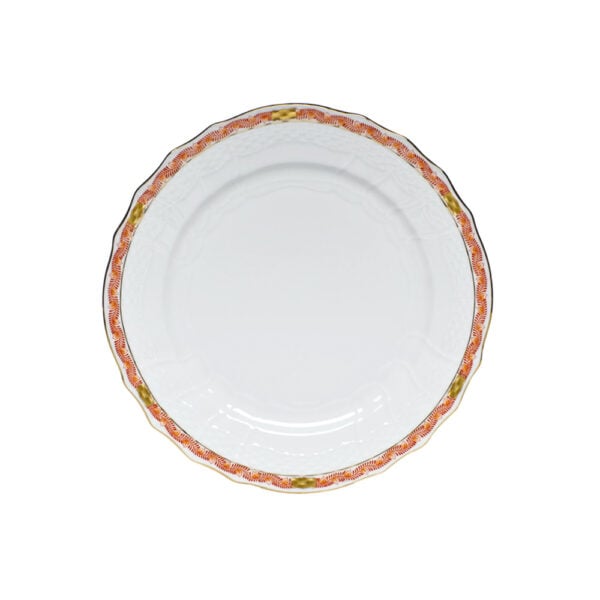 Herend Chinese Bouquet Garland Rust Salad Plate Herend Chinese Bouquet Garland Rust Salad Plate