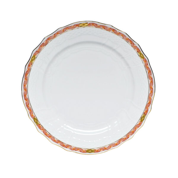 Herend Chinese Bouquet Garland Rust Dessert Plate Herend Chinese Bouquet Garland Rust Dessert Plate