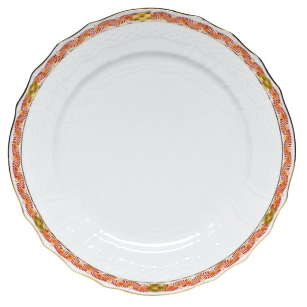 Herend Chinese Bouquet Garland Rust Service Plate