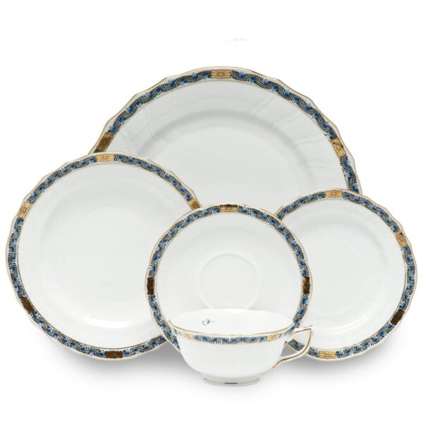 Herend Chinese Bouquet Garland Sapphire Dinnerware