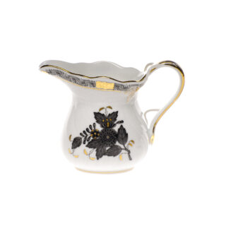Herend Chinese Bouquet Black Creamer