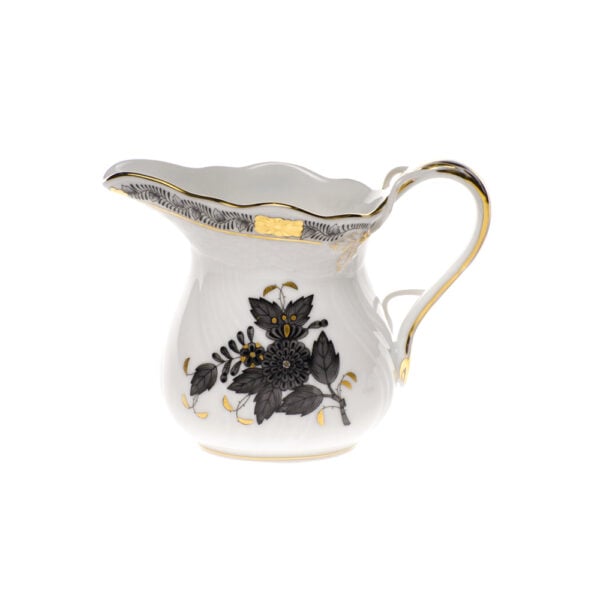 Herend Chinese Bouquet Black Creamer Herend Chinese Bouquet Black Creamer