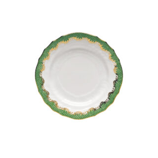 Herend Fish Scale Jade Bread and Butter Plate