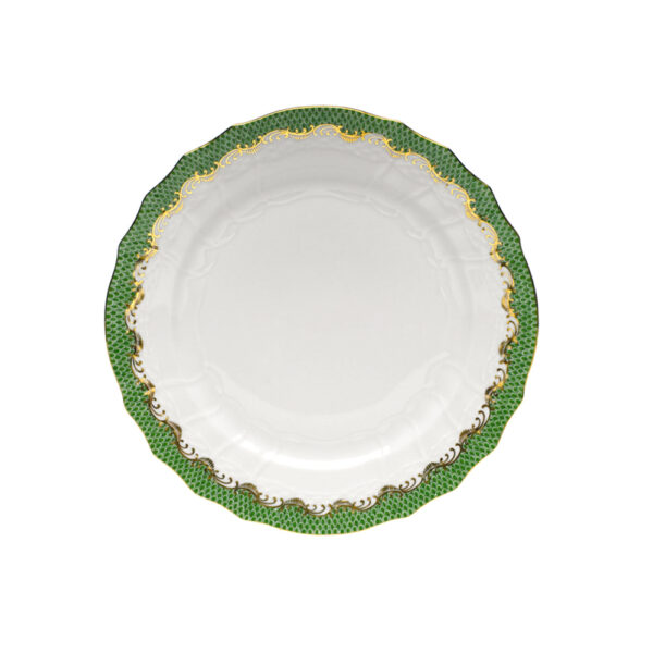 Herend Fish Scale Jade Salad Plate Herend Fish Scale Jade Salad Plate